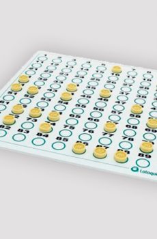 Kontrollbrett for bingoplastbrikker PVC