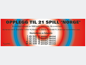 Gevinstopplegg 21-Norge 10006