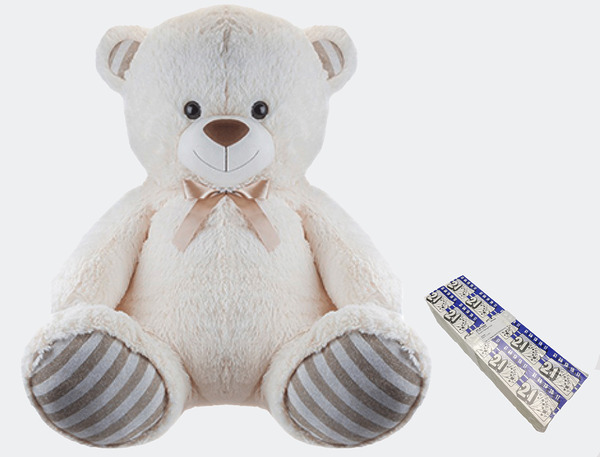 Bamselotteri 21 lodd blå 1500