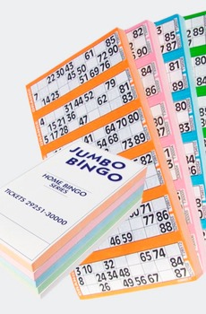 Home bingo 1-90 bingoark fargehefte - 125 ark
