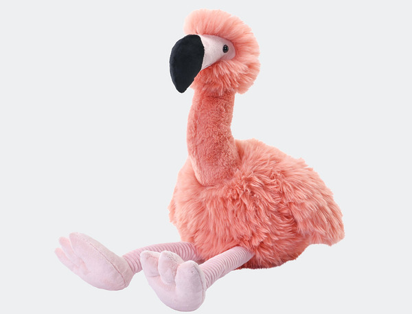 Kosebamse flamingo