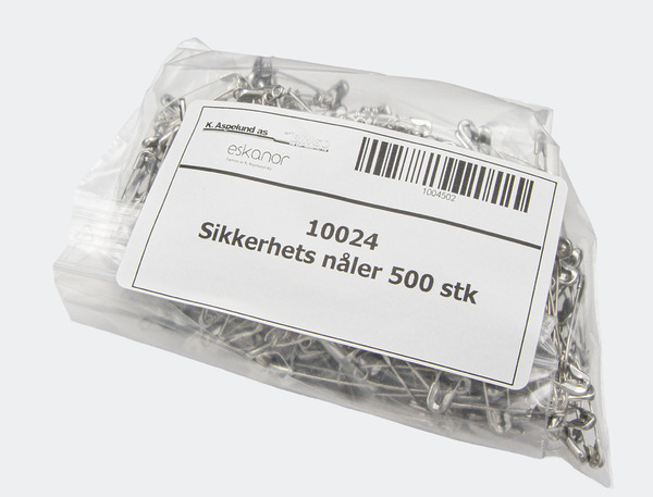 500 sikkerhetsnåler