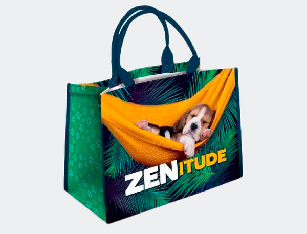 Trendy gjenbruksveske