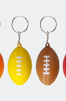 Rugbyball nøkkelring