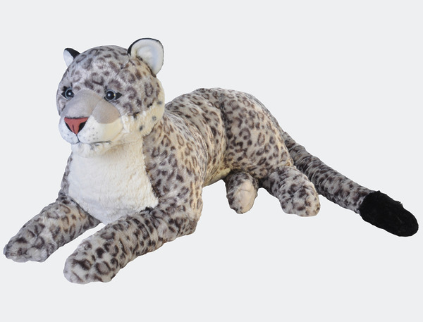 Kosedyr Stor snøleopard 76cm