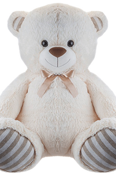 Kosedyr Teddy bjørn. Sittende luksus jumbo bjørn 88 cm