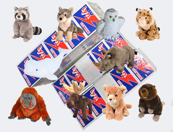 Bamselotteri med 2000 lodd