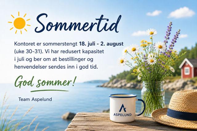 Sommertid 18.juli - 2.august